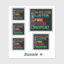 Recherche de survie autocollants Camping