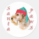 Recherche de chien de père noël autocollants Vacances