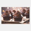 Recherche de cupcake rectangles autocollants Cupcakes