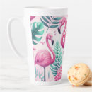 Zoek naar tropische flamingo mokken Roze flamingo's