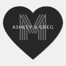 Recherche de coeurs stylisés autocollants Pour elle