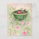 Recherche de merles cartes postales Fleurs