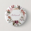 Recherche de douche nuptiale badges Rose