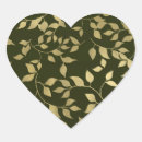 Recherche de coeur en bois autocollants Forêt