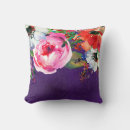 Recherche de fleurs violettes coussins Moderne