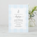 Recherche de lapin bleu invitations En vichy bleu