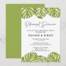 Recherche de tropical palm invitations Typographie