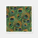 Recherche de plume de paon serviettes Vert