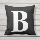 Zoek naar zwart monogram kussens Zwart en wit