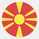 Recherche de drapeau macédoine autocollants Drapeaux du monde