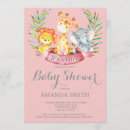 Recherche de jungle animals baby shower invitations Safari
