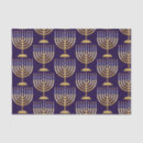 Recherche de menorah de hanoukka Papier d'emballage
