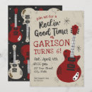 Recherche de rock and roll anniversaire invitations Rockstar