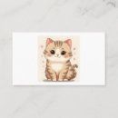 Recherche de gris chat cartes visite Kawaii