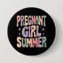 Zoek naar zwangerschap buttons Retro