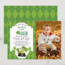 Recherche de st patricks 1ans anniversaire invitations Garçon