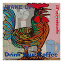 Recherche de coq coloré posters Abstrait