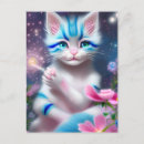 Recherche de chaton rose cartes postales Kawaii