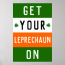 Recherche de leprechaun posters Drôle