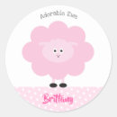 Recherche de pois rose et blanc autocollants Girl