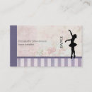 Recherche de silhouette de danse cartes visite Ballerine