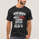 Zoek naar installatie tshirts Grappig
