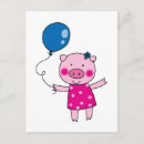 Recherche de porc drôle cartes postales Dessin
