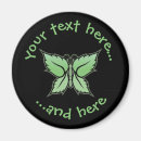 Recherche de papillon vert magnets Feuille