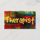 Recherche de art thérapeute cartes visite Couleurs vives