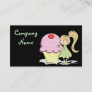 Recherche de gâteau lunatique cartes visite Dessert