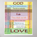 Recherche de dix commandements posters Biblique