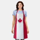 Recherche de drapeau canada tabliers Rouge