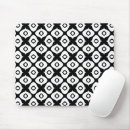 Recherche de symétrie tapis souris Noir et blanc