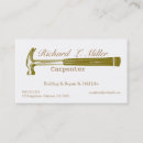 Recherche de menuisier cartes visite Outils