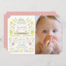 Recherche de bunny 1ans anniversaire invitations Rose