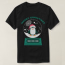 Recherche de humour de pingouin tshirts Noël