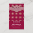 Recherche de à petits pois cartes visite Point de polka