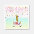 Recherche de licorne serviettes Paillettes