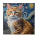 Recherche de nuit étoilée carreaux Peinture à l'huile