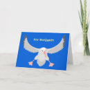Recherche de oiseau drôle vœux cartes Illustration