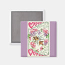 Recherche de valentine vintage magnets Rose