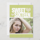 Recherche de cool 16ans anniversaire invitations Doux 16