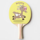 Recherche de chèvre raquettes ping pong Illustration