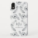 Recherche de et mariage floral blanc iphone coques Bride
