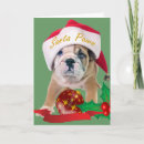 Zoek naar engelse buldog kaarten Santa