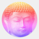 Recherche de visage coloré autocollants Spirituel