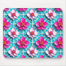 Recherche de fleurs géométriques tapis souris Conception