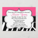 Recherche de zèbre rose et noir invitations Partie