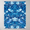 Zoek naar lichtblauwe bloemen posters Donkerblauw