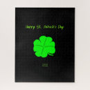Recherche de saint patricks jour puzzles Shamrock